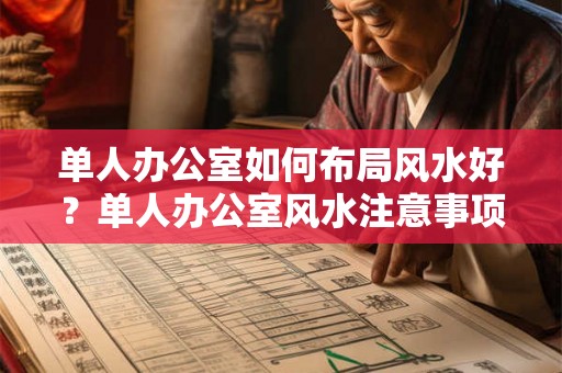 单人办公室如何布局风水好？单人办公室风水注意事项？
