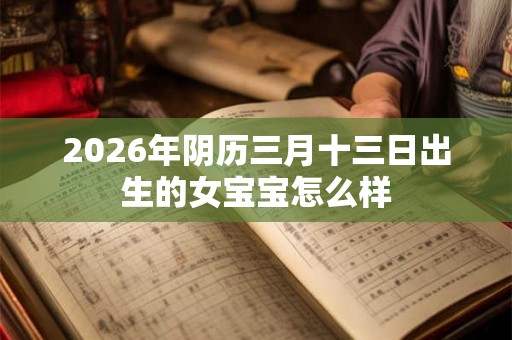 2026年阴历三月十三日出生的女宝宝怎么样