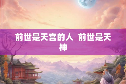 前世是天宫的人 前世是天神 前世是天宫的人 前世是天神