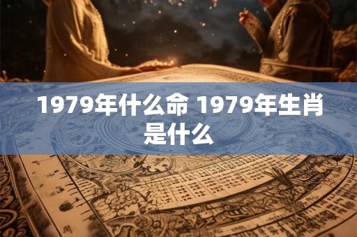 1979年什么命 1979年生肖是什么 1979年什么命 1979年生肖是什么
