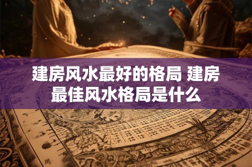 建房风水最好的格局 建房最佳风水格局是什么 建房风水最好的格局 建房最佳风水格局是什么