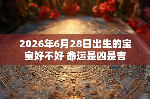 2026年6月28日出生的宝宝好不好 命运是凶是吉