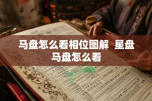 马盘怎么看相位图解  星盘马盘怎么看
