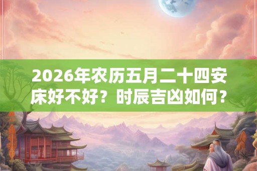 2026年农历五月二十四安床好不好？时辰吉凶如何？