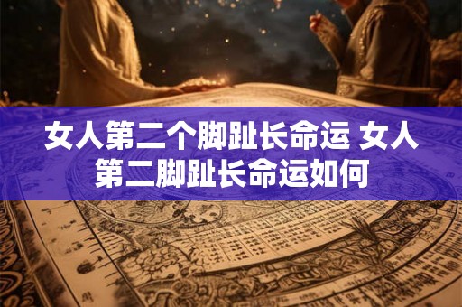 女人第二个脚趾长命运 女人第二脚趾长命运如何