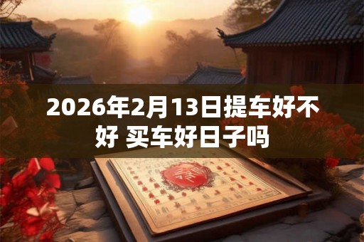 2026年2月13日提车好不好 买车好日子吗