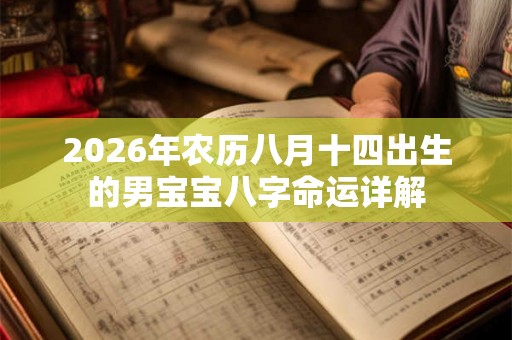 2026年农历八月十四出生的男宝宝八字命运详解