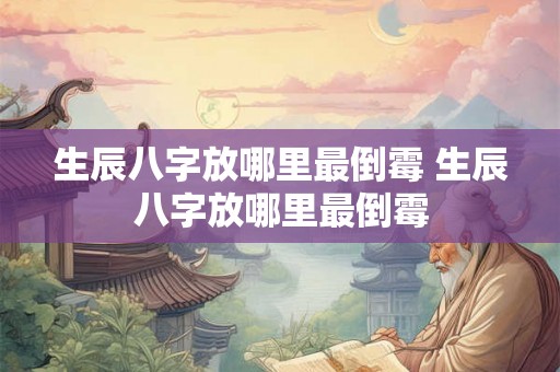 生辰八字放哪里最倒霉 生辰八字放哪里最倒霉 生辰八字放哪里最倒霉 生辰八字放哪里最倒霉