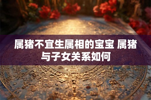 属猪不宜生属相的宝宝 属猪与子女关系如何 属猪不宜生属相的宝宝 属猪与子女关系如何
