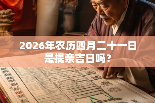 2026年农历四月二十一日是提亲吉日吗？