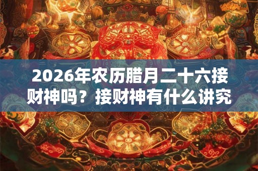 2026年农历腊月二十六接财神吗？接财神有什么讲究？