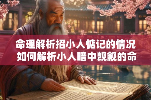 命理解析招小人惦记的情况 如何解析小人暗中觊觎的命运