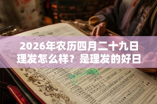 2026年农历四月二十九日理发怎么样?是理发的好日子吗? 2026年农历四月二十九日理发怎么样?是理发的好日子吗?