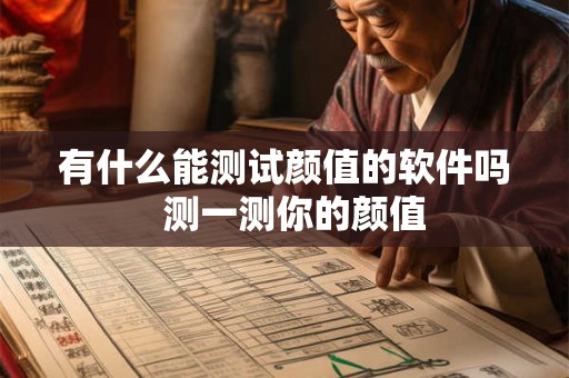 有什么能测试颜值的软件吗 测一测你的颜值 有什么能测试颜值的软件吗 测一测你的颜值