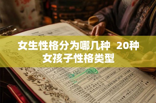 女生性格分为哪几种  20种女孩子性格类型