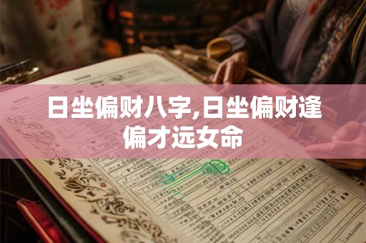 日坐偏财八字,日坐偏财逢偏才远女命 日坐偏财八字,日坐偏财逢偏才远女命