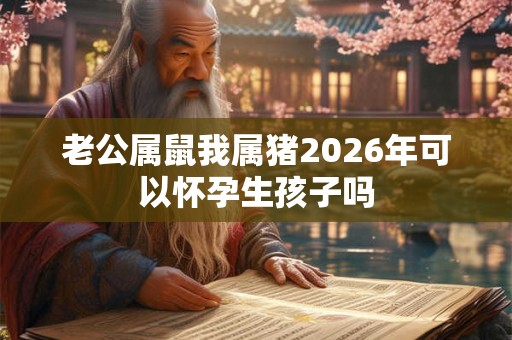 老公属鼠我属猪2026年可以怀孕生孩子吗