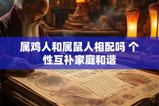 属鸡人和属鼠人相配吗 个性互补家庭和谐