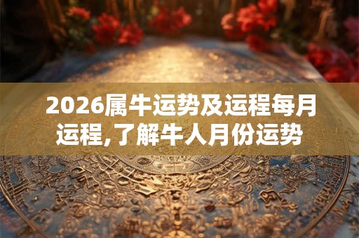 2026属牛运势及运程每月运程,了解牛人月份运势 2026属牛运势及运程每月运程,了解牛人月份运势