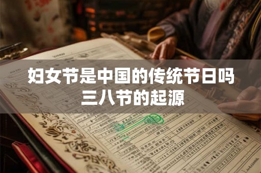 妇女节是中国的传统节日吗 三八节的起源