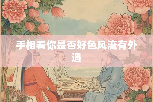 手相看你是否好色风流有外遇