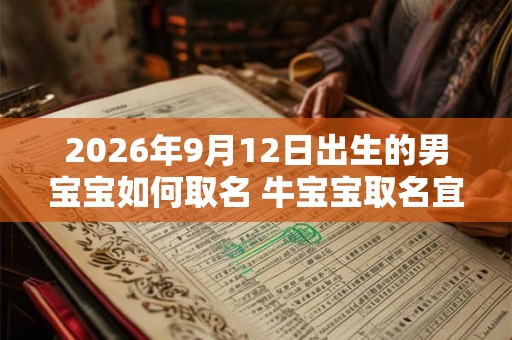 2026年9月12日出生的男宝宝如何取名 牛宝宝取名宜用字 2026年9月12日出生的男宝宝如何取名 牛宝宝取名宜用字