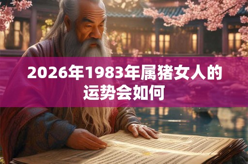 2026年1983年属猪女人的运势会如何 2026年1983年属猪女人的运势会如何