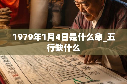 1979年1月4日是什么命_五行缺什么 1979年1月4日是什么命_五行缺什么