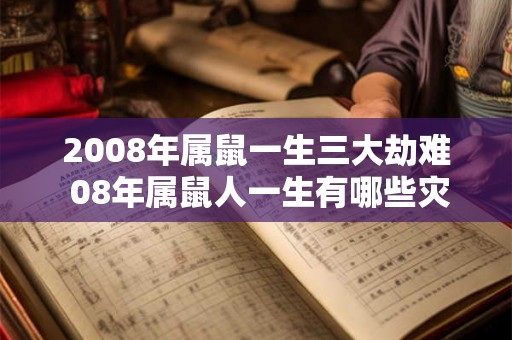 2008年属鼠一生三大劫难 08年属鼠人一生有哪些灾难