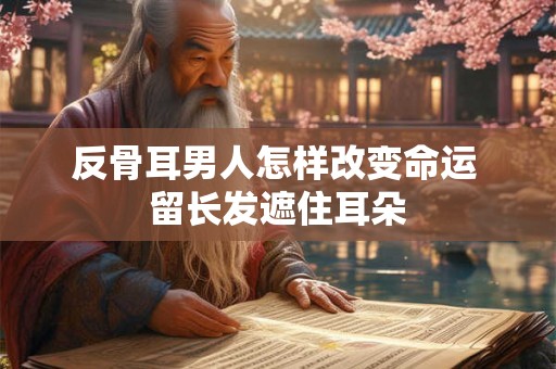 反骨耳男人怎样改变命运 留长发遮住耳朵