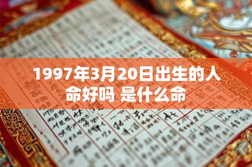 1997年3月20日出生的人命好吗 是什么命