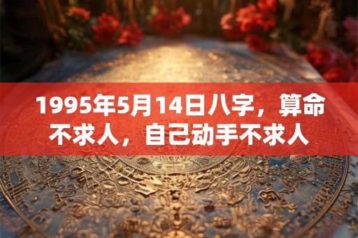 1995年5月14日八字,算命不求人,自己动手不求人 1995年5月14日八字,算命不求人,自己动手不求人