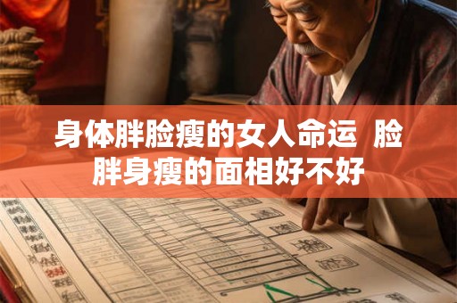 身体胖脸瘦的女人命运  脸胖身瘦的面相好不好