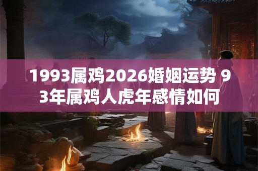 1993属鸡2026婚姻运势 93年属鸡人虎年感情如何 1993属鸡2026婚姻运势 93年属鸡人虎年感情如何