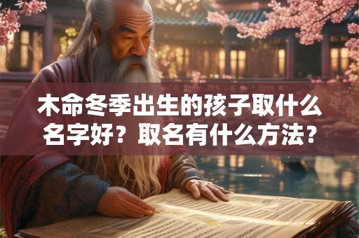 木命冬季出生的孩子取什么名字好?取名有什么方法? 木命冬季出生的孩子取什么名字好?取名有什么方法?