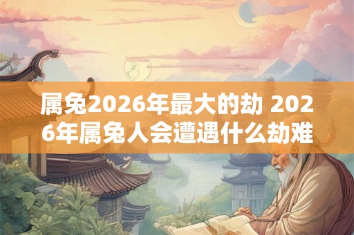 属兔2026年最大的劫 2026年属兔人会遭遇什么劫难