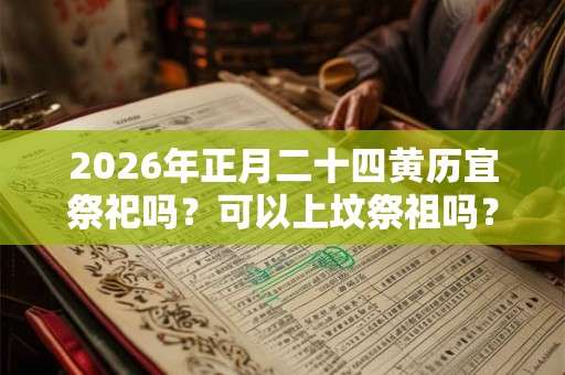 2026年正月二十四黄历宜祭祀吗？可以上坟祭祖吗？