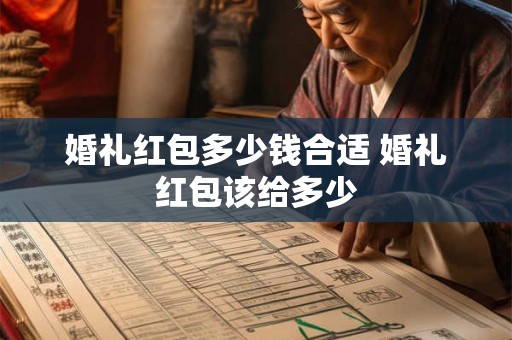 婚礼红包多少钱合适 婚礼红包该给多少 婚礼红包多少钱合适 婚礼红包该给多少