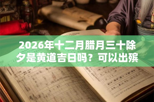 2026年十二月腊月三十除夕是黄道吉日吗?可以出殡吗? 2026年十二月腊月三十除夕是黄道吉日吗?可以出殡吗?