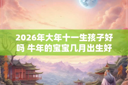 2026年大年十一生孩子好吗 牛年的宝宝几月出生好