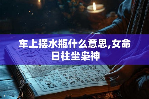 车上摆水瓶什么意思,女命日柱坐枭神