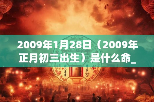 2009年1月28日（2009年正月初三出生）是什么命_命运如何