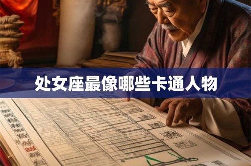 处女座最像哪些卡通人物
