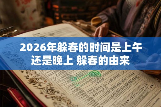 2026年躲春的时间是上午还是晚上 躲春的由来 2026年躲春的时间是上午还是晚上 躲春的由来