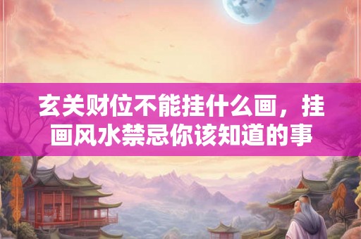 玄关财位不能挂什么画,挂画风水禁忌你该知道的事 玄关财位不能挂什么画,挂画风水禁忌你该知道的事