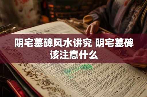 阴宅墓碑风水讲究 阴宅墓碑该注意什么