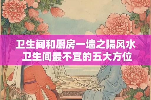 卫生间和厨房一墙之隔风水 卫生间最不宜的五大方位