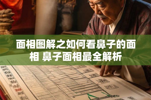 面相图解之如何看鼻子的面相 鼻子面相最全解析