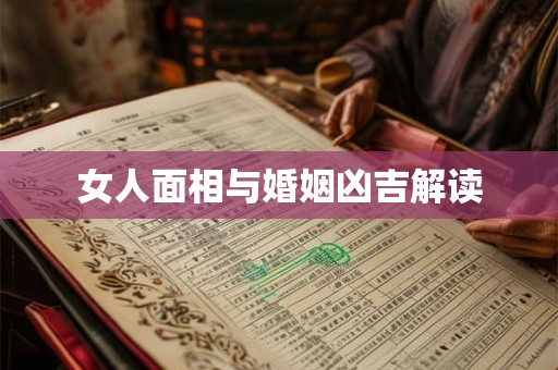 女人面相与婚姻凶吉解读 女人面相与婚姻凶吉解读