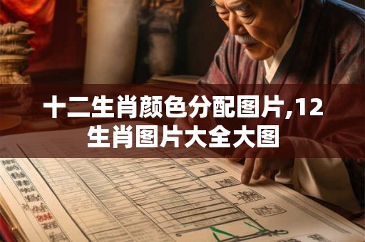 十二生肖颜色分配图片,12生肖图片大全大图